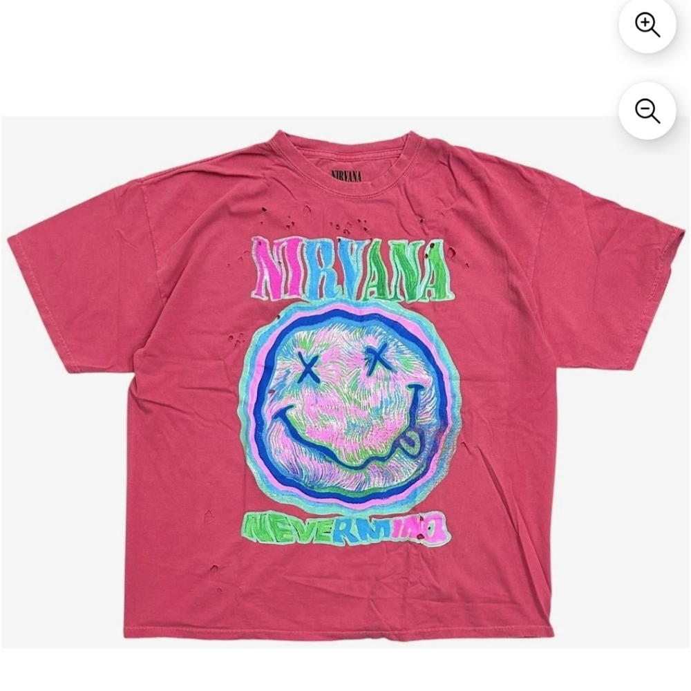 Nirvana Graphic Tee Shirt Dress